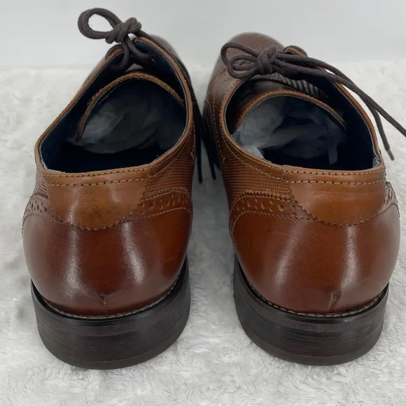 LA MILANO KENT Men's Brown Oxford Shoes SIZE 13M - Picture 5 of 7